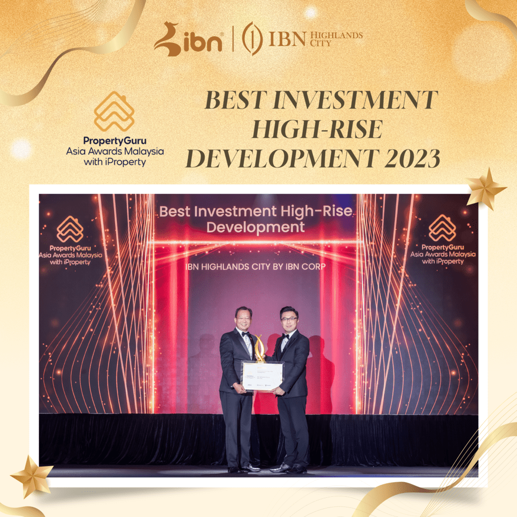 Best Investment High-rise Development Award at the PropertyGuru Asia Awards Malaysia